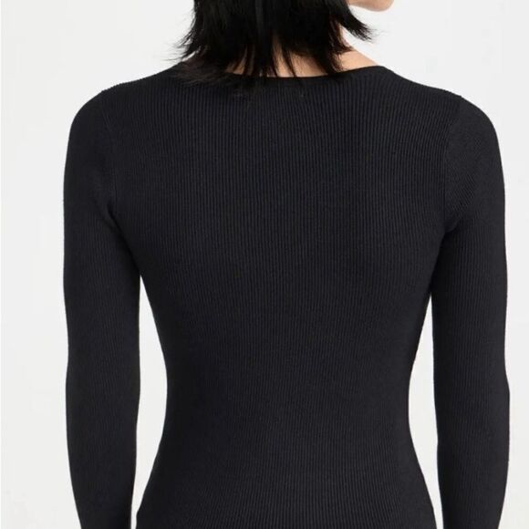 Madewell Wide Rib Sweater Top - Picture 2 of 5